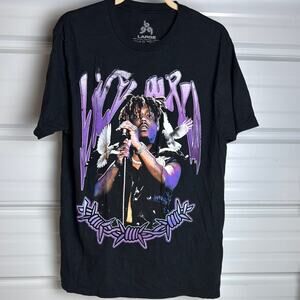 Black and Purple Graphic Short Sleeve Tee
